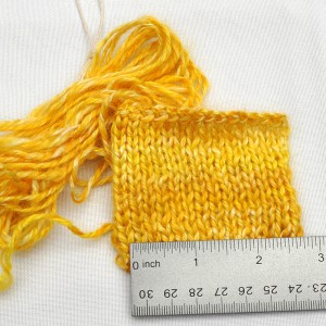 Knit sample